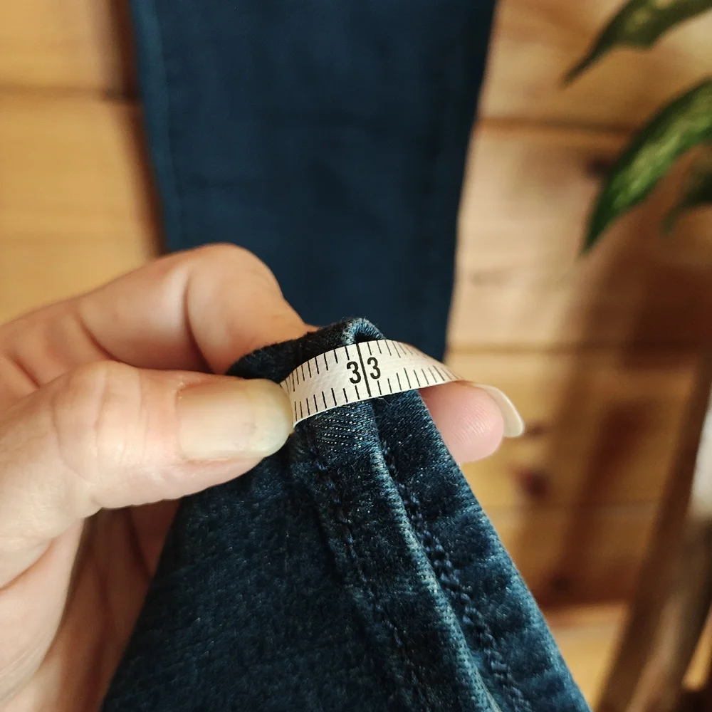 J. Crew 484 Jeans Slim Fit Deep Lake Wash K9617 Tapered Stretch Sz 33(35) X 33